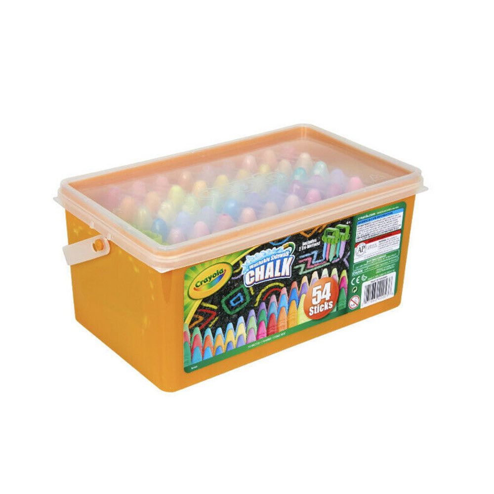 Crayola Sidewalk Washable Chalk 54 Colors